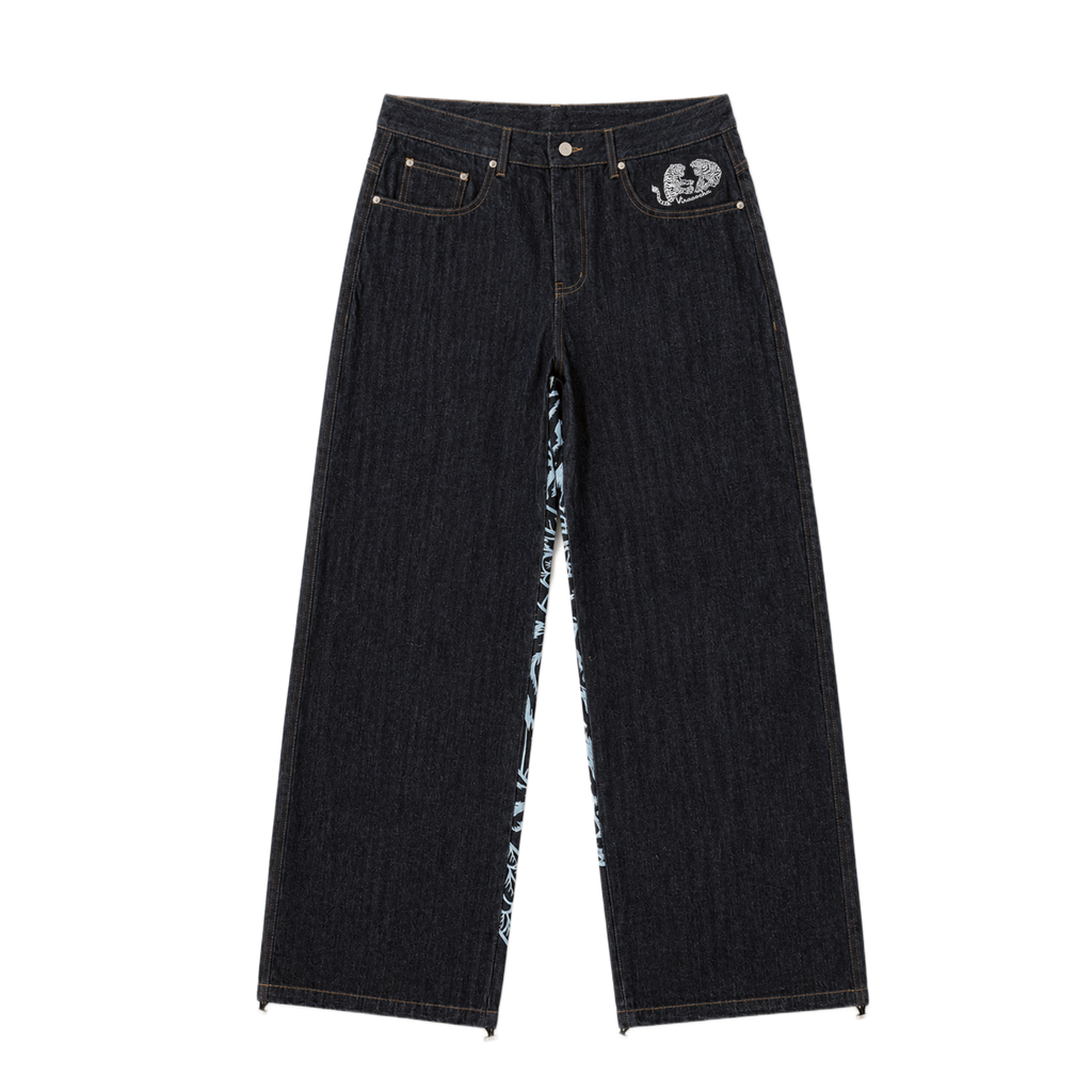 Selvedge tiger trinity denim