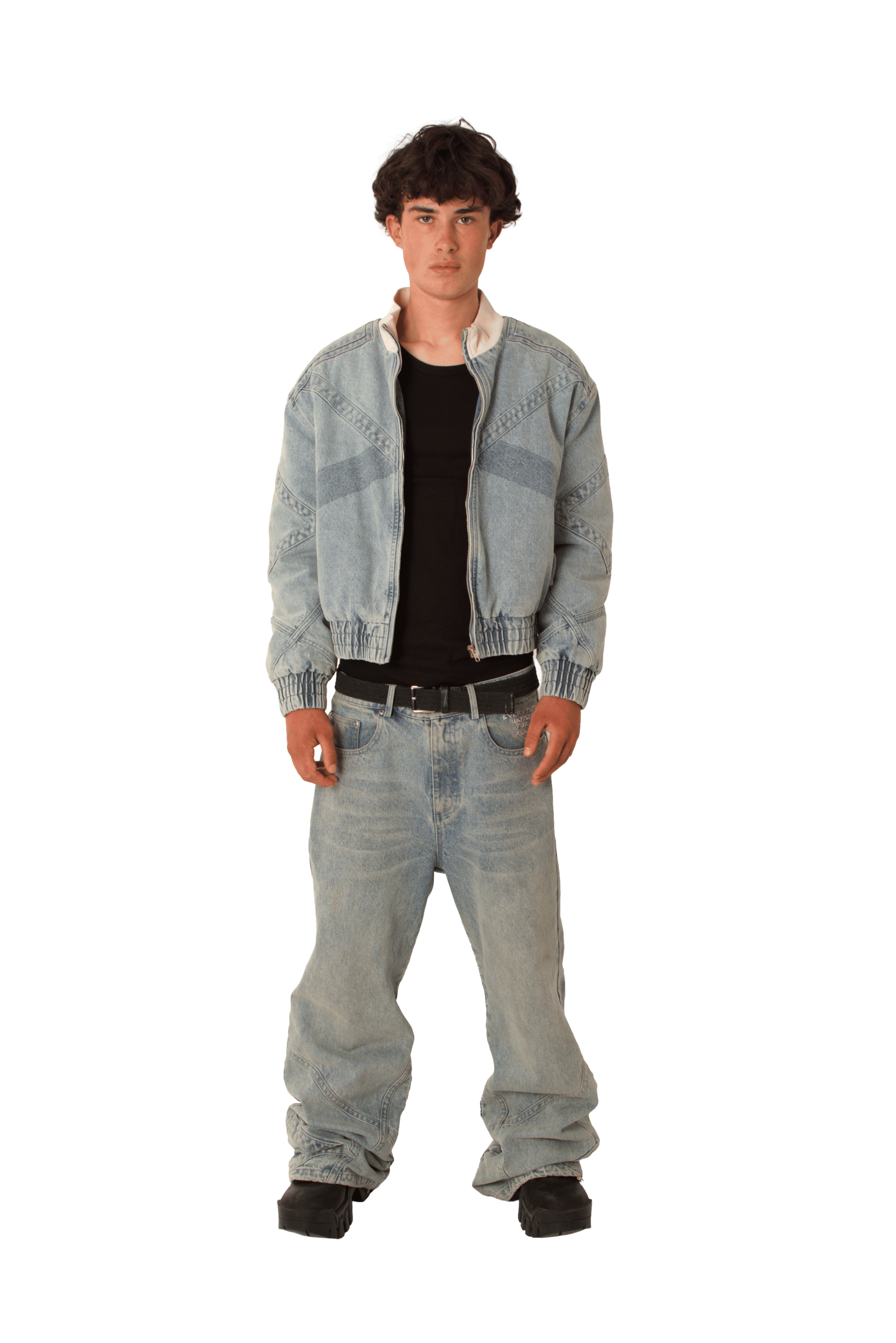 Ocean confrontation denim