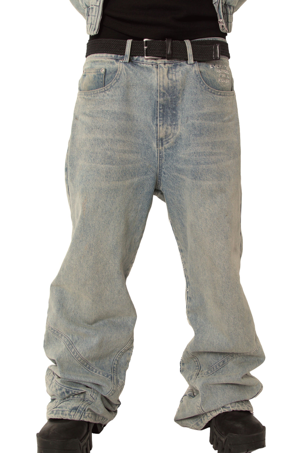 Ocean confrontation denim